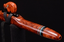 Redwood Burl Native American Flute, Minor, High F-5, #G23F